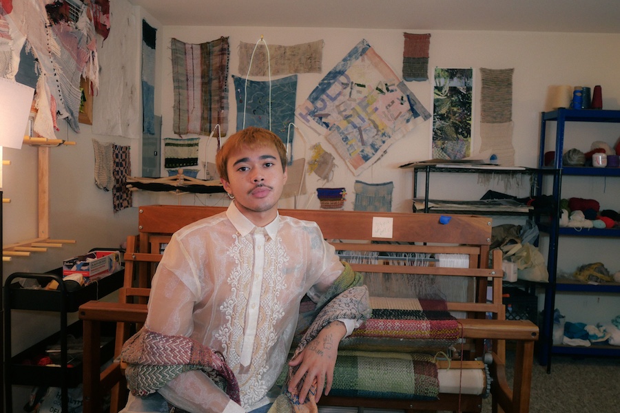 Michael in his studio